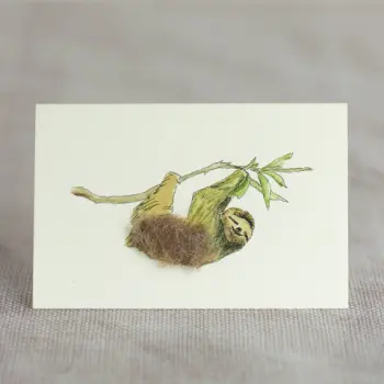 Penny Lindop Mini Card - Sloth