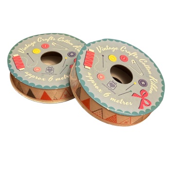 Rex - Vintage style craft cotton ribbon:  Bunting
