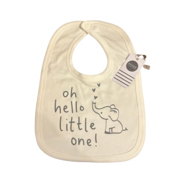 Megan Claire:  Bib - Oh hello little one! (2 colours)