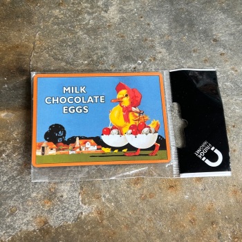 Half Moon Bay Fridge Magnet - Milk Chocolate Eggs