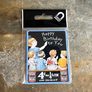 Half Moon Bay Fridge Magnet - Lyons Cocoa,, Happy Birthday to You