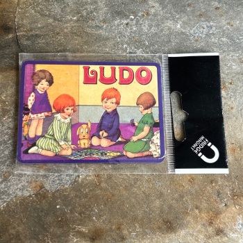 Half Moon Bay Fridge Magnet - Ludo