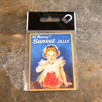 Half Moon Bay Fridge Magnet - Sunset Jelly