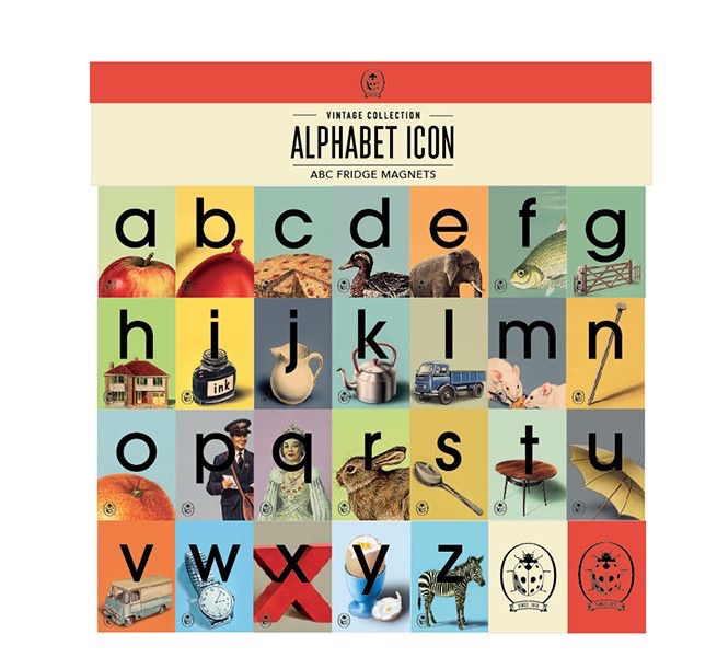 Designed in Colour (Ladybird) - Alphabet Magnets