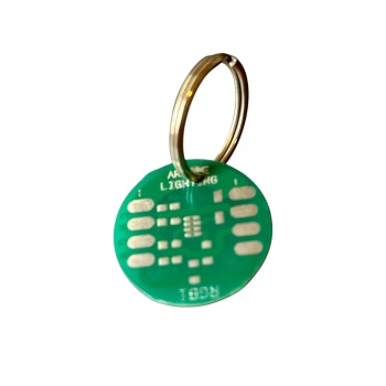 Recycled circuit board keyring