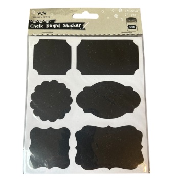 Heaven Sends - Set of 24 ChalkBoard Stickers (assorted shapes)