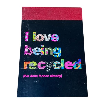 SALE!  Was £7.99, now £5 Nineteen Seventy Three - I Love Being Recycled Notebook