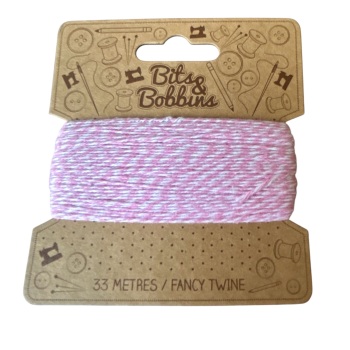 Twine - Pink/White