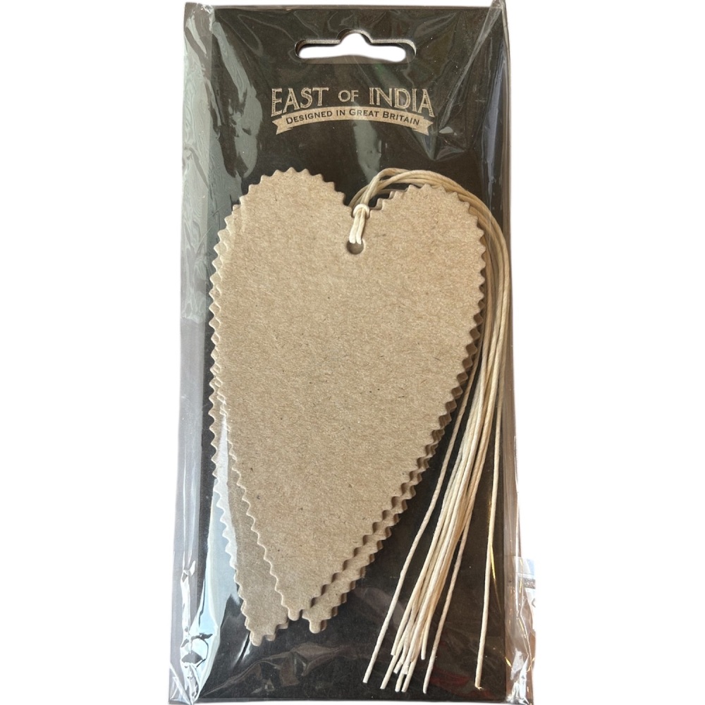 East of India - Set of 6 Kraft tags