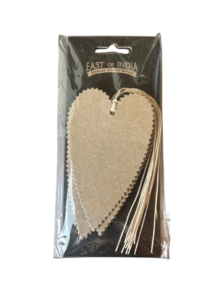 East of India - Set of 6 Kraft tags