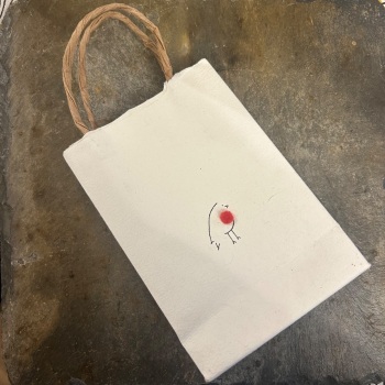 Penny Lindop Mini Gift Bag - Robin