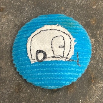 Caravan Brooch - Turquoise