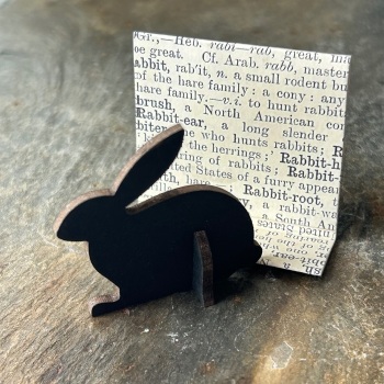 East of India - Tiny Wooden Bunny Rabbit