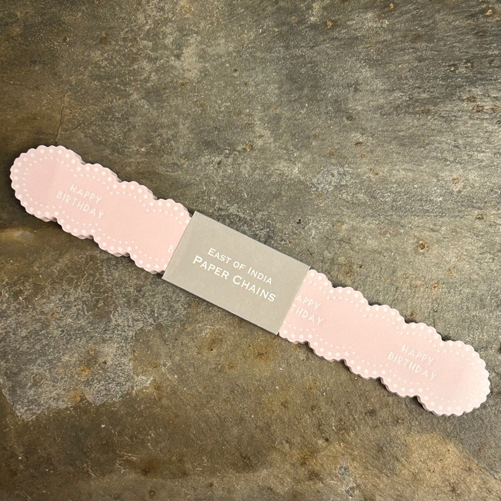 East of India Paperchains - Happy Birthday