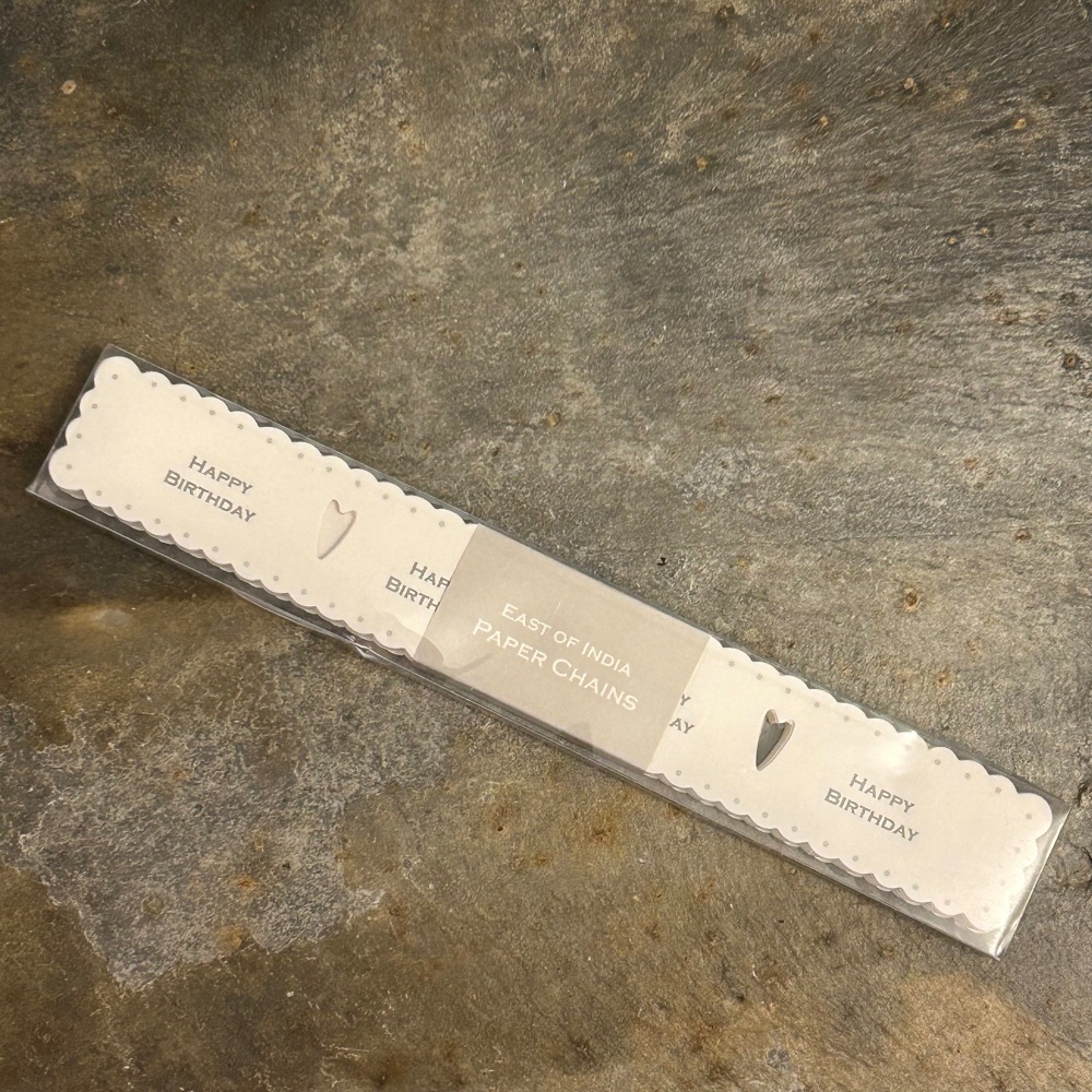 East of India Paperchains - Happy Birthday