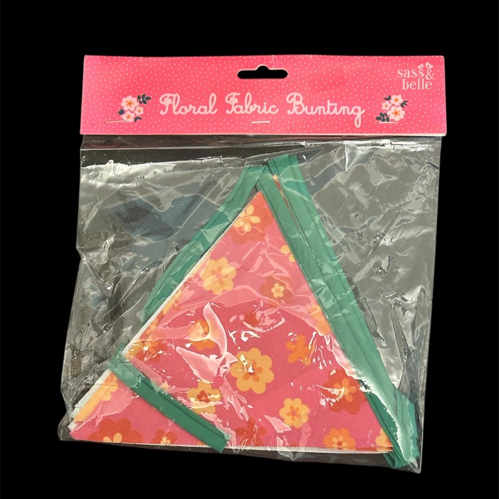Sass & Belle - Floral Fabric Bunting