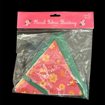 Sass & Belle - Floral Fabric Bunting