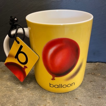 Designed in Colour (Ladybird) Alphabet Mug - B is for Balloon