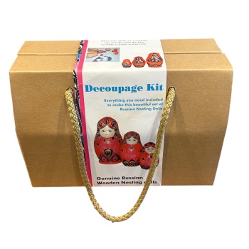 Painta Pets Decoupage Kit - Russian Nesting Dolls