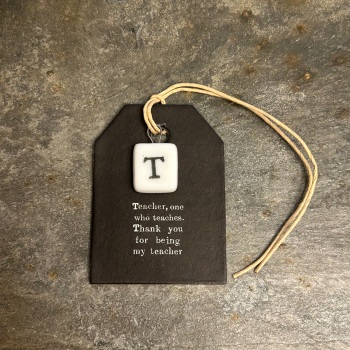 East of India - T is for Teacher