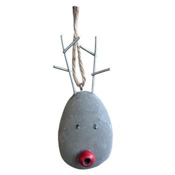 Heaven Sends - Cement Reindeer Head!