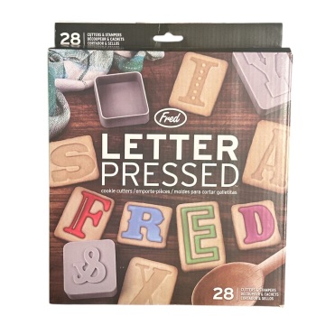 Fred - Letter Pressed Cookie Cutter/Stamp Set