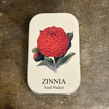 Half Moon Bay  - Tiny Tin (Seed Packet - Zinnia)