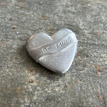 Pewter Heart Token - Be Mine