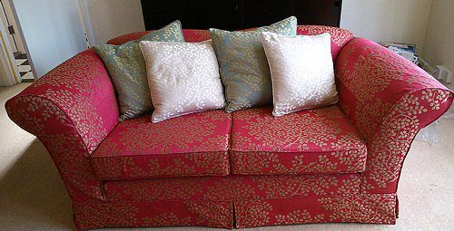 Sandersons fabric sofa cover
