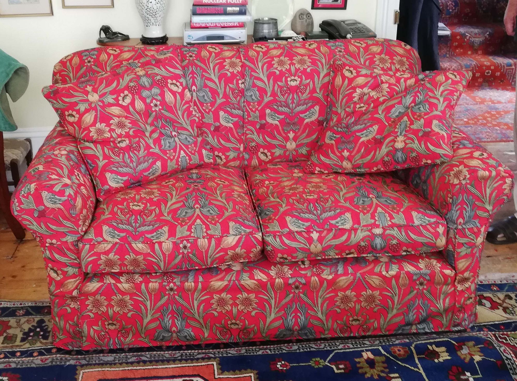 William Morris style sofa cover