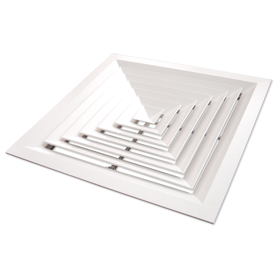 4 Way Ceiling Diffuser (150mm square)