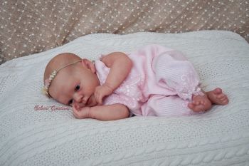 Realborn® Evelyn Awake - 19" Kit - Full limbs.