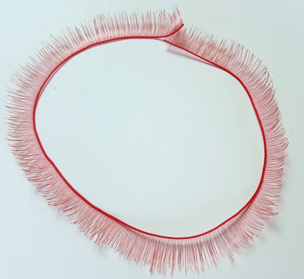 Dark pink 8mm eyelash strip - 20cm long.