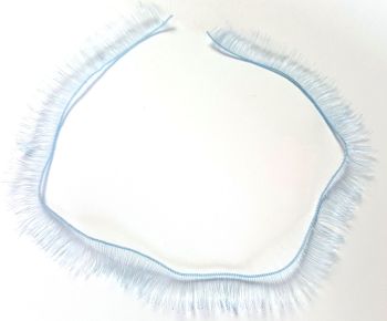 Pale blue 8mm eyelash strip - 20cm long.