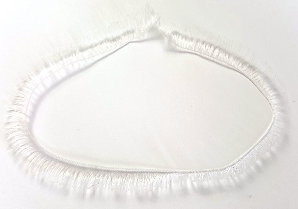 White 8mm eyelash strip - 20cm long.