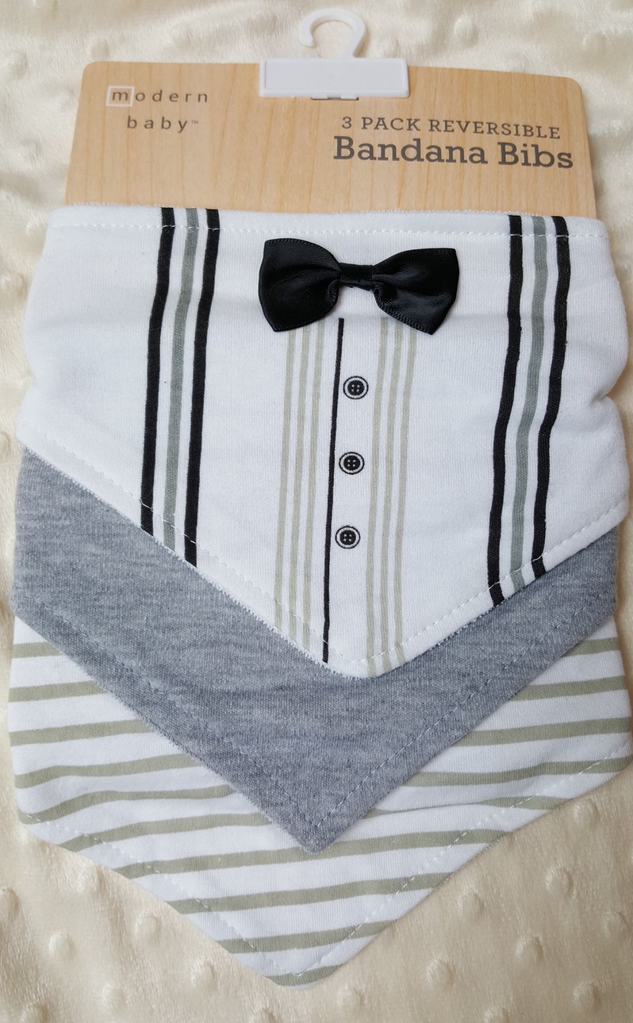 Modern baby reversible bandana bibs clearance
