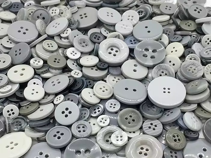 Grey Monochrome Buttons