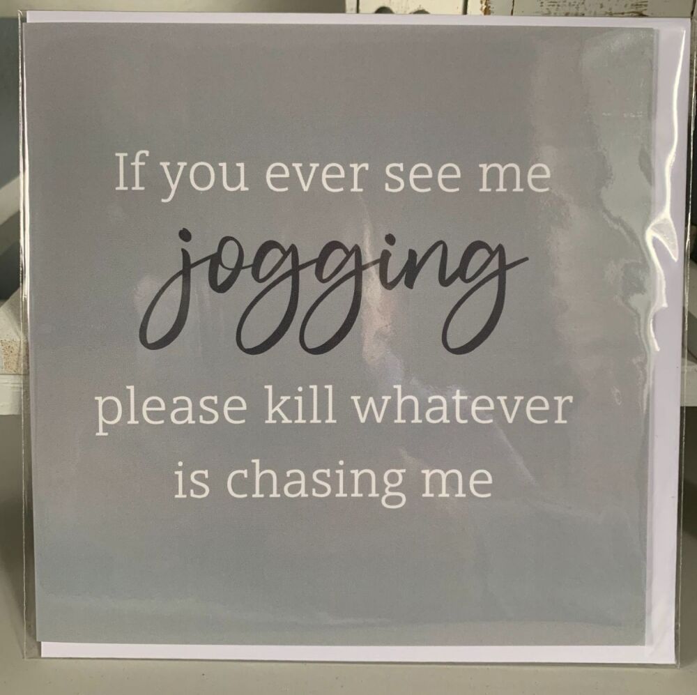 Jogging Card