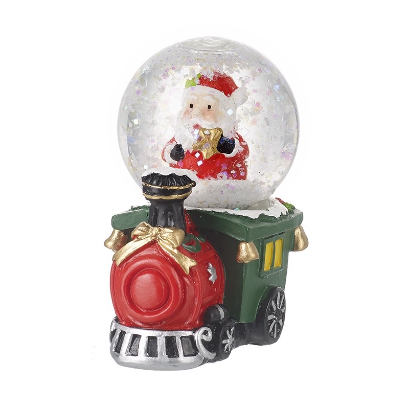 Santa Train Snowglobe