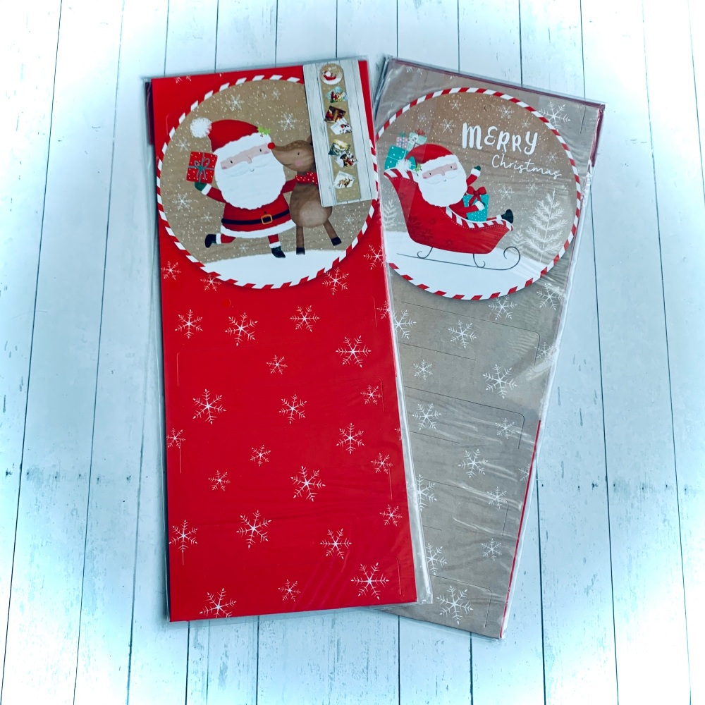 Pack of 2 Assorted Christmas Card Holders