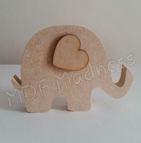 Elephant with Heart Ear
