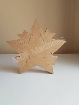 Star with 4 Star Inserts