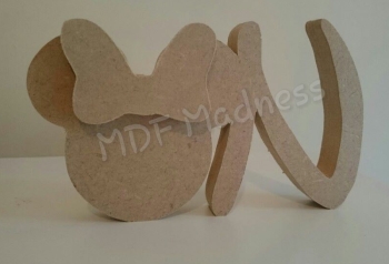Letter with Mickey or Minnie Mouse