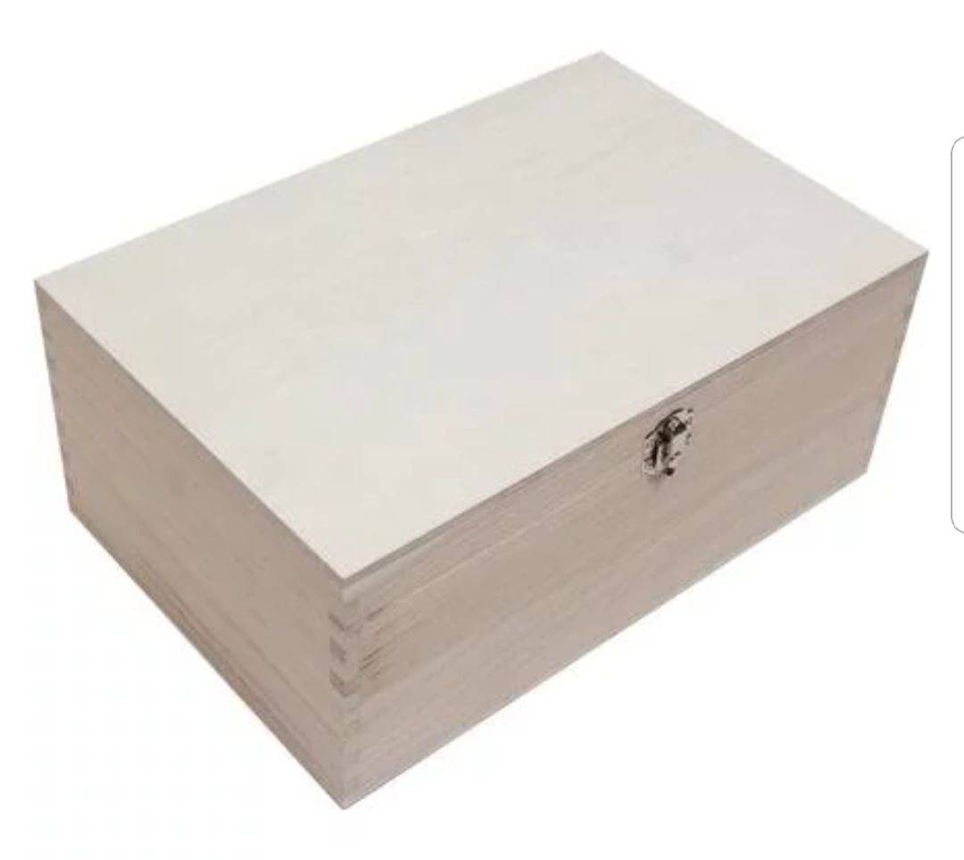 Solid Wooden Box - 30x20x13cm