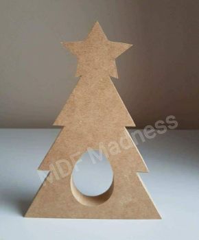 Christmas Tree with Egg Cut Out