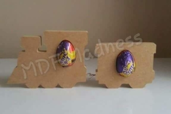 Train and Waggon with Egg Cut Out