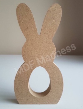 Straight Ear Bunny with Egg Cut Out