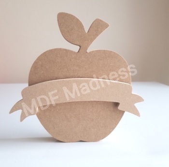 Apple with 3D Banner