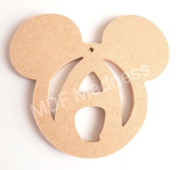 Hanging Mickey Mouse Initial Bauble