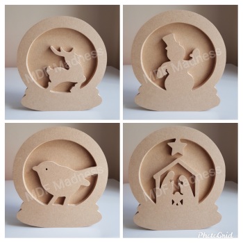 Christmas Snow Globe. (6 designs)